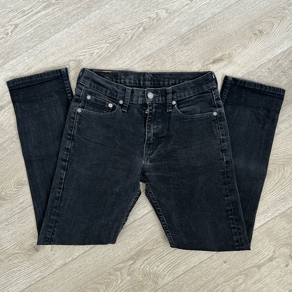 Mens Levi’s 511 black denim jeans - Size 30x30